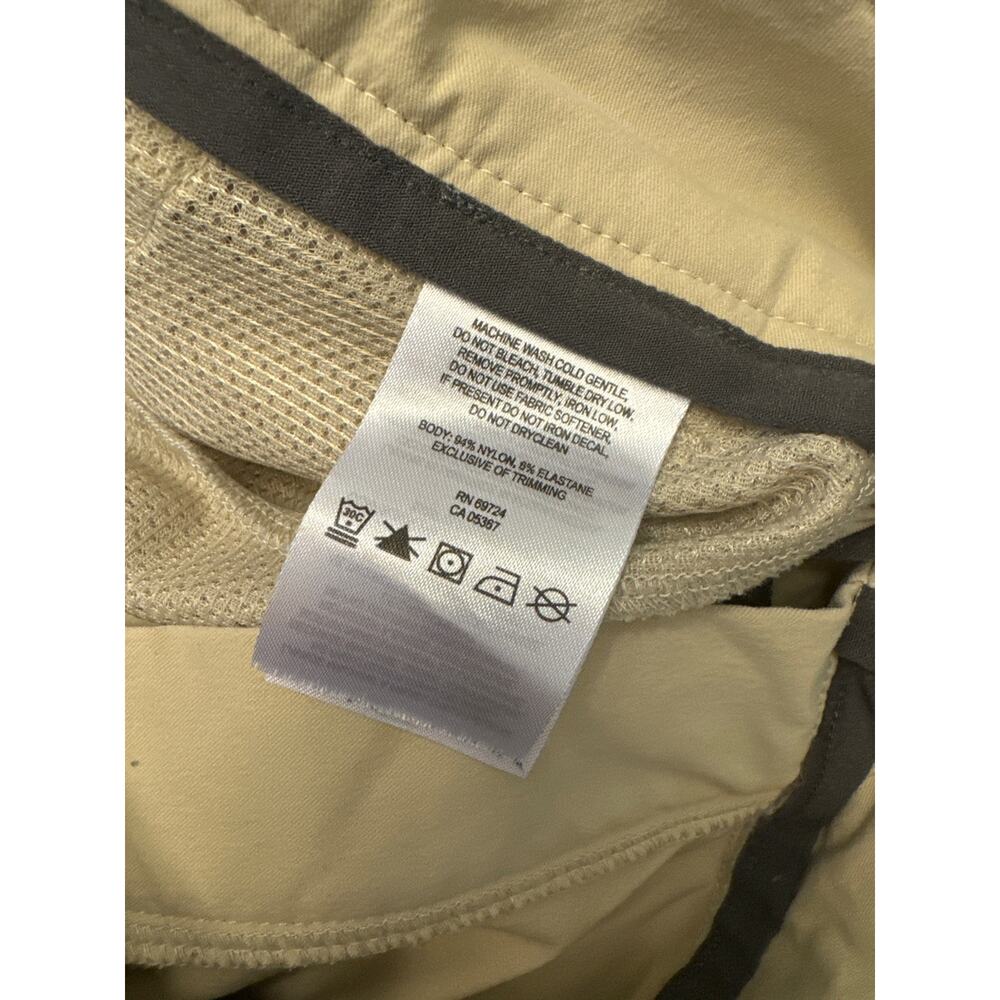 Columbia Omni Shield Advanced Repellency Pants Women's 14 Long Beige Nylon - Picture 7 of 7